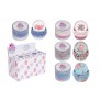 CAKE CASES 100 PACK 4 ASSORTED DESIGNS