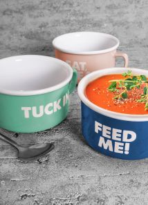 Mad About Mugs Bowl With Handle 20oz 3 Assorted Colours