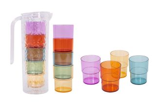 Bello Pitcher With 4 Tumblers 1.6l