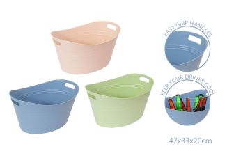 Bello Ice Bucket With Handles 3 Cols 47 X 33 X 20cm