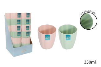 Bello Floral Picnic Tumbler In Cdu 330ml 2cols