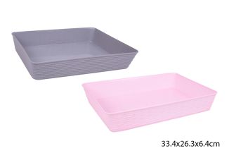 D-Clutter A4 Basket 33.4x26.3x6cm 2 Assorted Colours