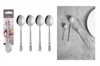 Coco & Gray Stainless Steel Tea Spoons 4 Pack