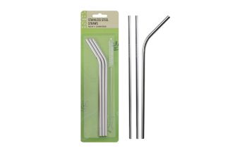 Bello Stainless Steel Straws Pk3