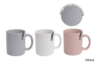 Mad About Mugs Mug 10oz Matt Rib With Speckle 3 Col