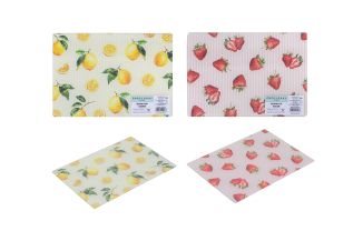 FRUIT GLASS WORKTOP SAVER 2 ASSORTED DESIGNS