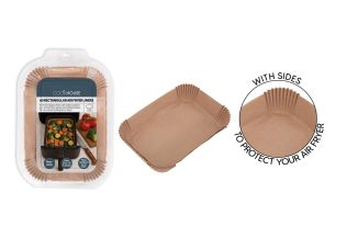 CookHouse Air Fryer Liners Rectangle Pk60 20x14cm
