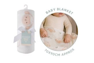 FARM FRIENDS LAMB BLANKET