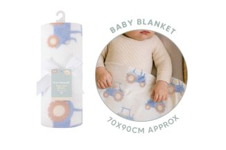 FARM FRIENDS TRACTOR BLANKET 