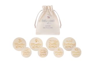Hugs & Kisses Garden Tales Wooden Milestone Discs