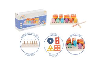 First Steps 2 In 1 Fishing Stack And Sort Board