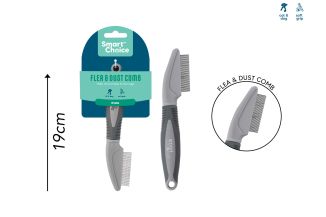 FLEA AND DUST GROOMING COMB