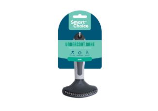 Smart Choice Rake Grooming Brush 16.5x9.5cm Grey/black