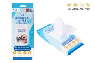 PET SHAMPOO WIPES 40 PACK