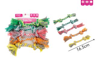 Smart Choice Small Dog/puppy Rope Tug Toys 5 Pack