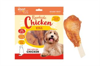 Smart Choice Rawhide & Chicken Leg Dog Treat 4pk 150g