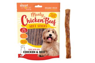 Smart Choice Soft Chicken/beef Stick Treat 30pk 100g