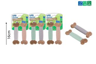 Smart Choice Dental Bamboo Fibre Bone Dog Toy 2 Pack