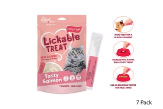 Smart Choice Salmon Lick Stick Cat Treat 7 Pack 84g