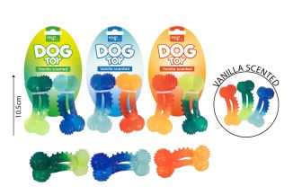 Smart Choice Dual Coloured Bone Dog Toy 2 Pack