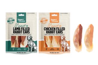 CHICKEN & LAMB COATED RABBIT EARS 4 PACK