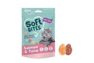 Smart Choice Soft Salmon/tuna Bites Cat Treat 100g