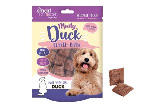 Smart Choice Puffed Duck Bites Dog Treat 105g