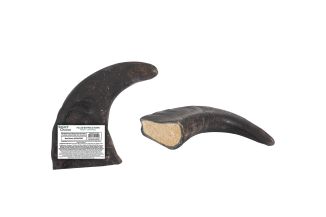 NATURAL MEAT FILLED BUFFALO HORN DOG TREAT
