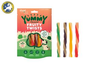 Smart Choice Meat Free Fruity Twist Sticks Dog Treat