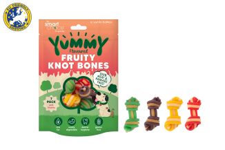Smart Choice Meat Free Fruity Woven Knot Bones Dog Treat