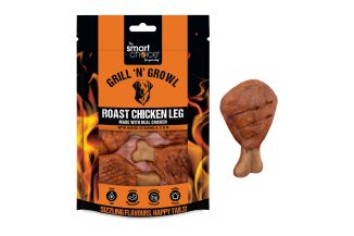 Smart Choice Roast Chicken Leg Dog Treat 4 Pck 104g