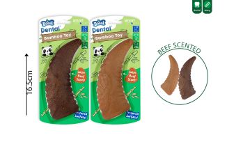 Smart Choice Dental Bamboo Scented Horn Dog Toy