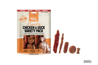 MEATY VARIETY PACK DOG TREATS 300G