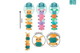 3 SQUEAKER PLUSH SMALL DOG/PUPPY TOY