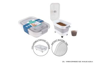 COLLAPSIBLE PET FOOD STORAGE 20L