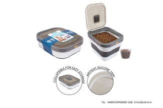 COLLAPSIBLE PET FOOD STORAGE 13L