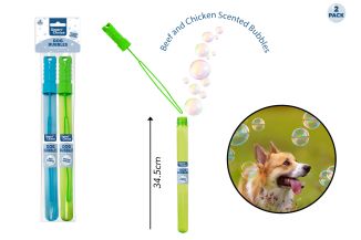 SCENTED PET BUBBLE WANDS 2 PACK