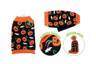 Pumpkin Pet Jumper 40cm - Size M