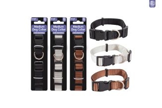 Smart Choice Dog Collar Medium 30-50cm 3 Assorted Colours