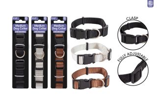 Smart Choice Dog Collar Medium 30-50cm 3 Assorted Colours
