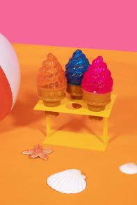 Smart Choice Cooling Rubber Ice Cream Dog Toy 3 Cols