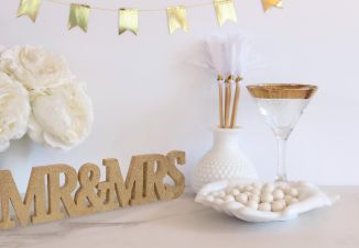 Perfect Day Mr & Mrs Wooden Letter Sign 13.5 X 55.8 X 2.2cm