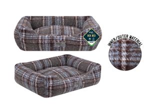 BALMORAL SQUARE PET BED MED 58X48X20CM
