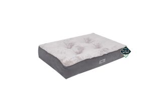FAUX SUEDE DOG MATTRESS 70X50X13CM