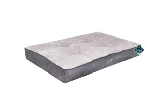 FAUX SUEDE DOG MATTRESS 110X75X13CM