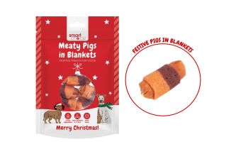 Smart Choice Festive Pigs In Blankets Dog Treat