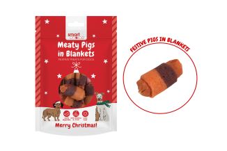 Smart Choice Festive Pigs In Blankets Dog Treat