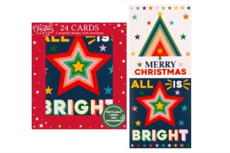 RSW Christmas 24 Mini Cards Xmas Bold - Assorted