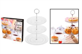 RSW 3 Tier Glass Cake Stand
