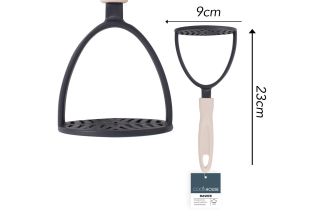 CookHouse Black Nylon Masher With Handle